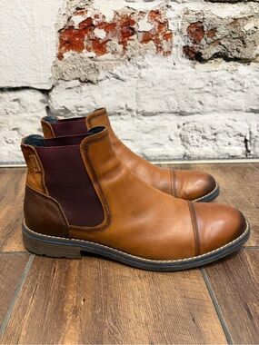 Pikolinos York Chelsea Boots Leather Textile Cuero Dress Shoes Work Wedding